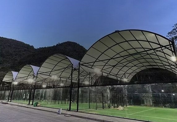 Padel Court with Roof